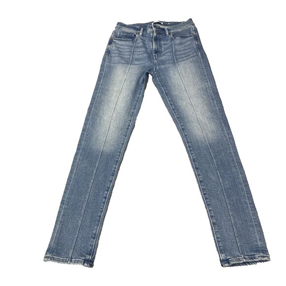 LOFT The Skinny Jeans Women Sz 24/00 Light Wash Mid Rise Jeans NWT - Picture 1 of 16